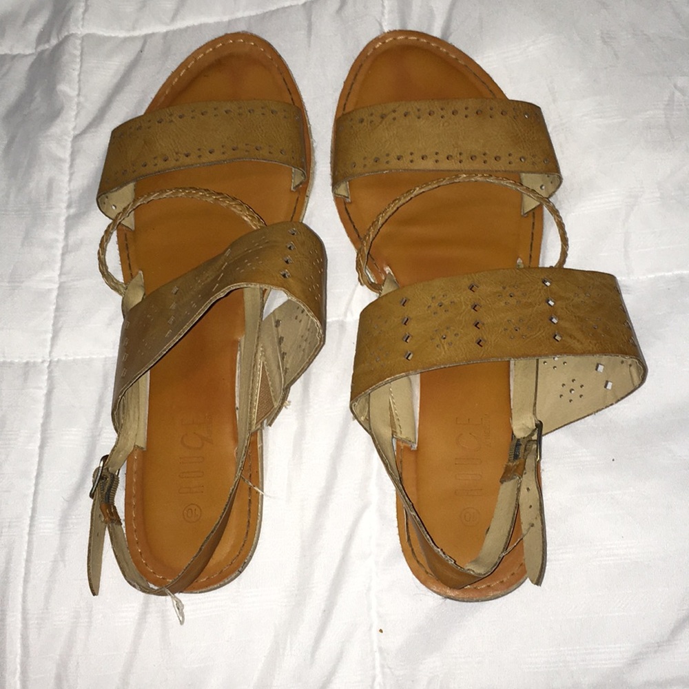 Sandals.